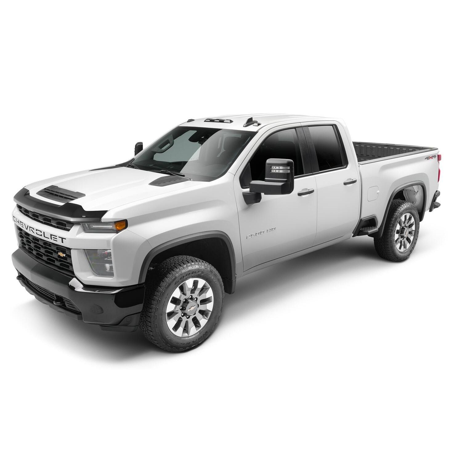 Husky Liners 2842075 Aeroskin Flush Mount Dark Smoke Hood Protector for 14-18 GMC Sierra 1500; 2019 GMC Sierra 1500 Limited