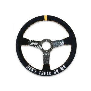 Don’t Tread on Me Deep Dish Suede Steering Wheel