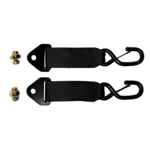 2” x 10” S-Hook Adapters for Retractable Tie-Down Straps (2 Pack)