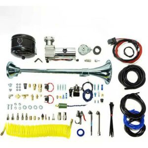 Premium Large Single Air Horn W/Air Horn (HP10234) And Onboard Air (HP10163)