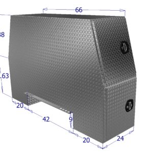 GXTX - HPB8255 - 82inchL-55inchH Backpack, .125 thick diamond tread