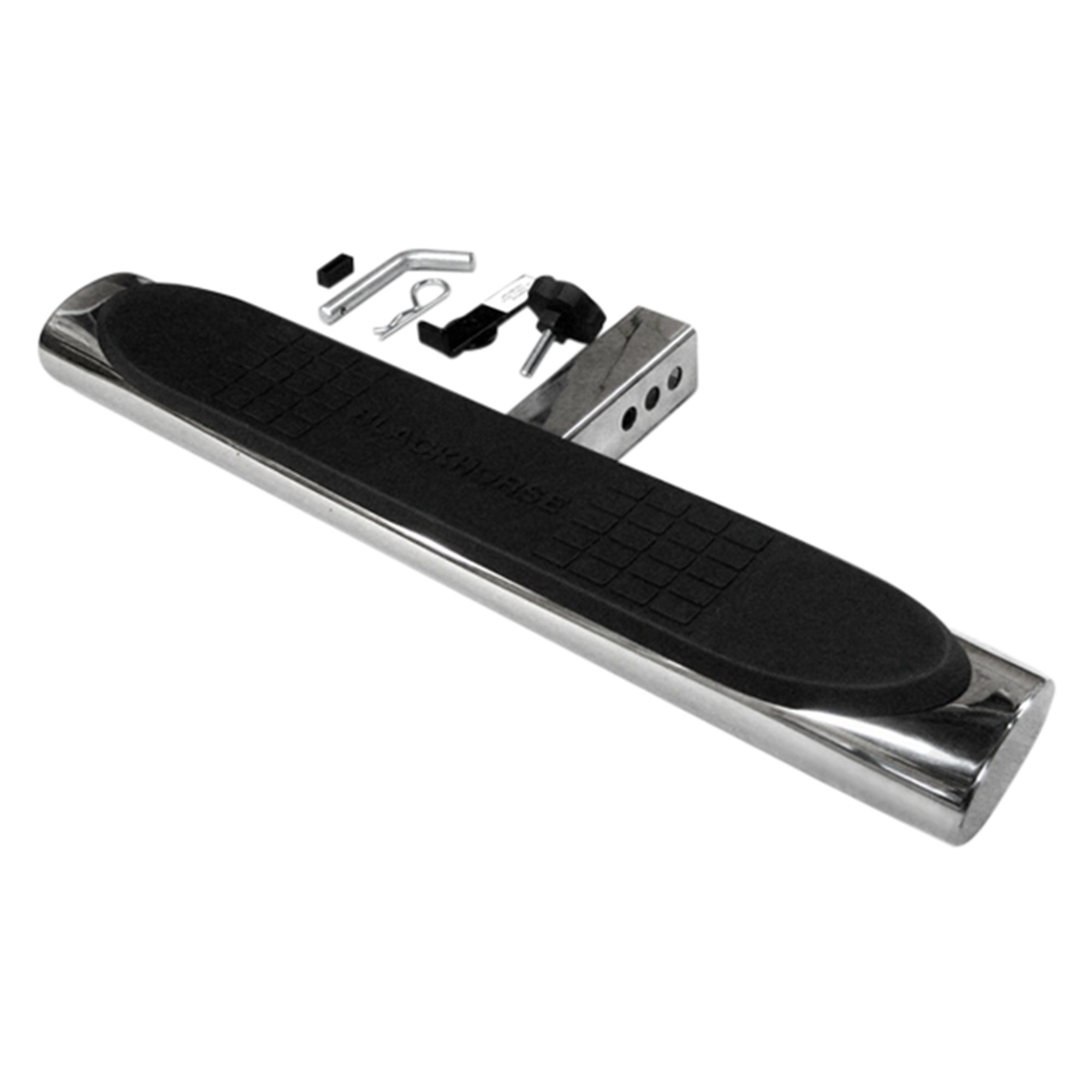 Black Horse Off Road Hitch Step Stainless Steel Stainless Steel HS28OVSS