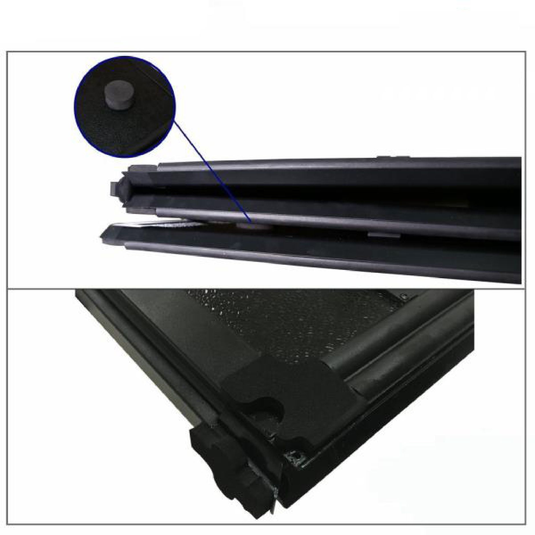 Black Horse Off Road Hard Tonneau Cover Black ABS HTF-DO19