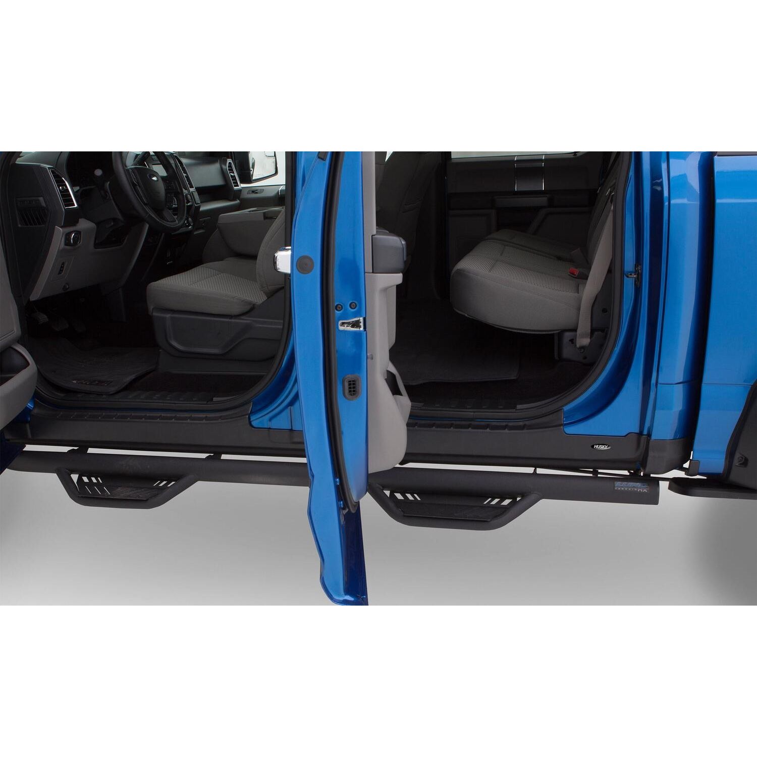 Husky Liners 2874083 Black Trail Armor Rocker Panel and Sill Plate Covers for 2019-2023 Ram 1500 Classic, 2009-2018 Ram 1500 Extended Cab Cab, Pair