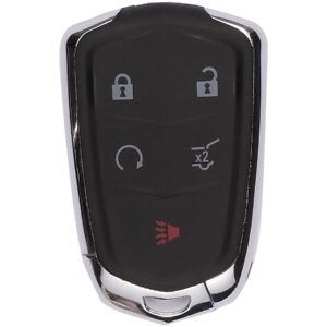 Programmable IKEY Smart Key 5-Buttons, GM-style, prgm with MaxiIM KM100 tablet