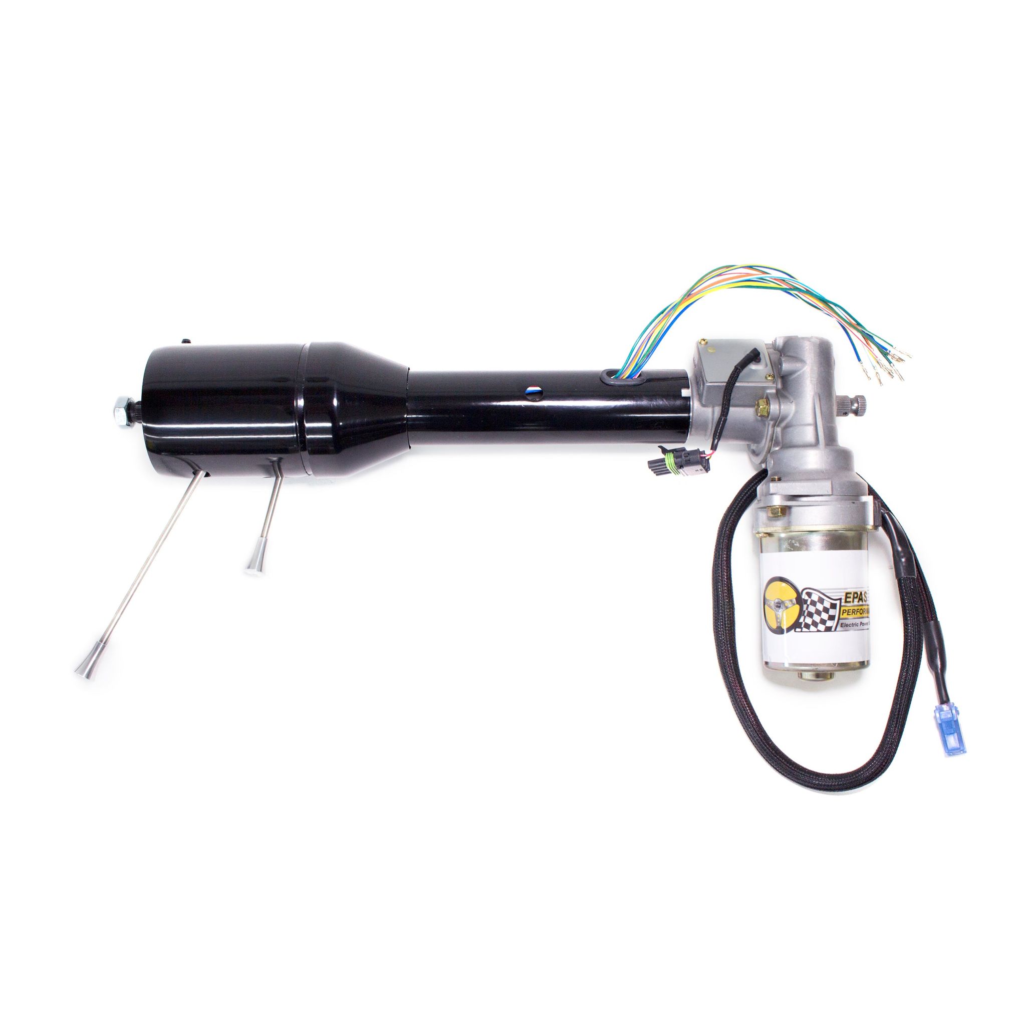 1966-77 Bronco EPAS Kit + IDIDIT Black Powder Coated Column