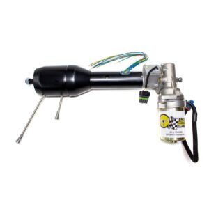 1965-66 Mustang EPAS Kit + IDIDIT Black Powder Coated Column