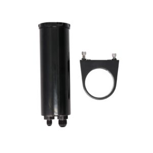 GM Type II Power Steering Pump Low-Mount Hardline; Black