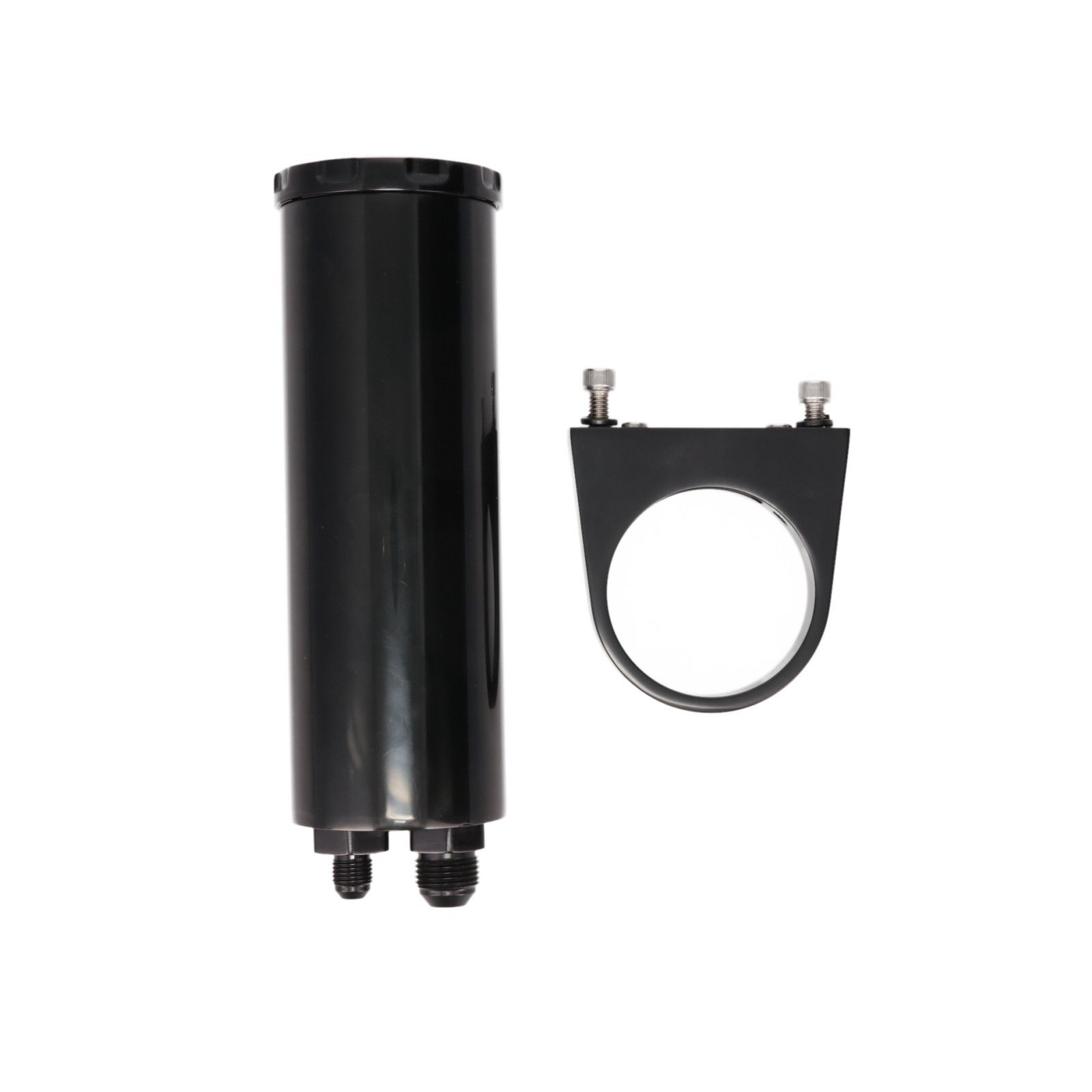 GM Type II Power Steering Pump Low-Mount Hardline; Black