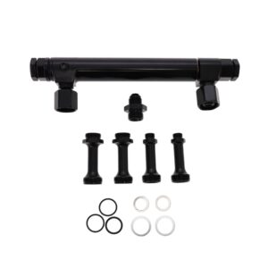 TSP Billet Aluminum Adjustable Pivoting Telescopic Fuel Log for Holley 4150 and 4500 Style Carburetors