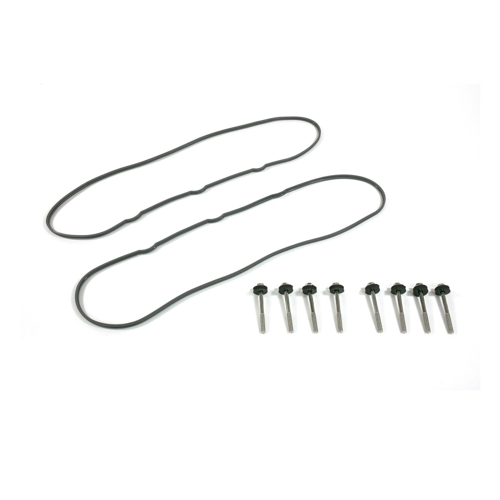 TSP Valve Covers; Fab. Alum.; w Coil Mounts LSX; Black