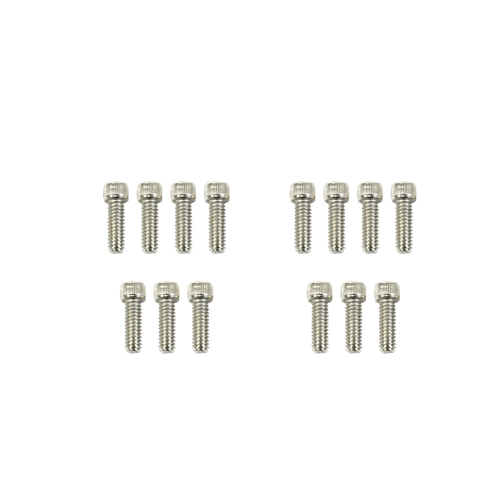 TSP Wire Looms; 9mm Aluminum Perimeter Bolt Valve Covers; Chrome