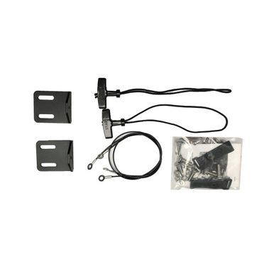 Rear Door Vertically Integrated Bike Rack System