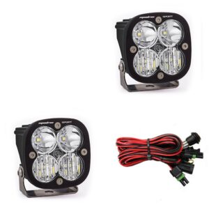 Baja Designs Squadron Sport LED Light Pair (Wide/Cornering; Amber)