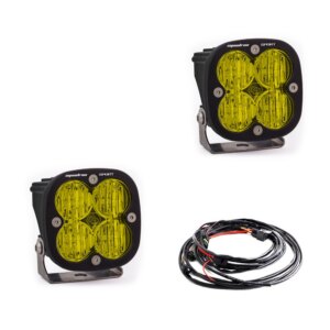 Baja Designs Squadron Sport LED Light Pair (Wide/Cornering; Amber)