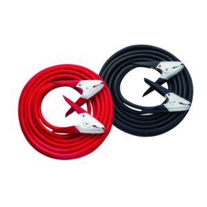25 ft 2 GA Single Booster Cables with 600A Parrot Clamps