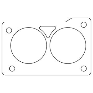 Cometic Gaskets - GM LT1/LT4 Gen-2 Small Block V8 Throttle Body Gasket - C15016-060