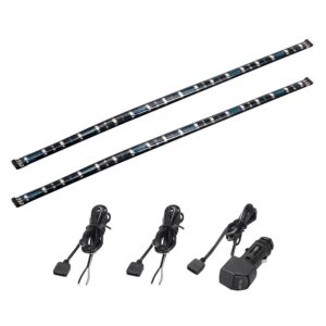 TYPE S 24 in. Interior strip lighting w/ 2 x 12 in. Plug & Glow LED strips, Blue