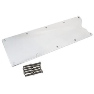 Chevy LS Valley Cover; Knock Sensor Delete; Gen III; Smooth