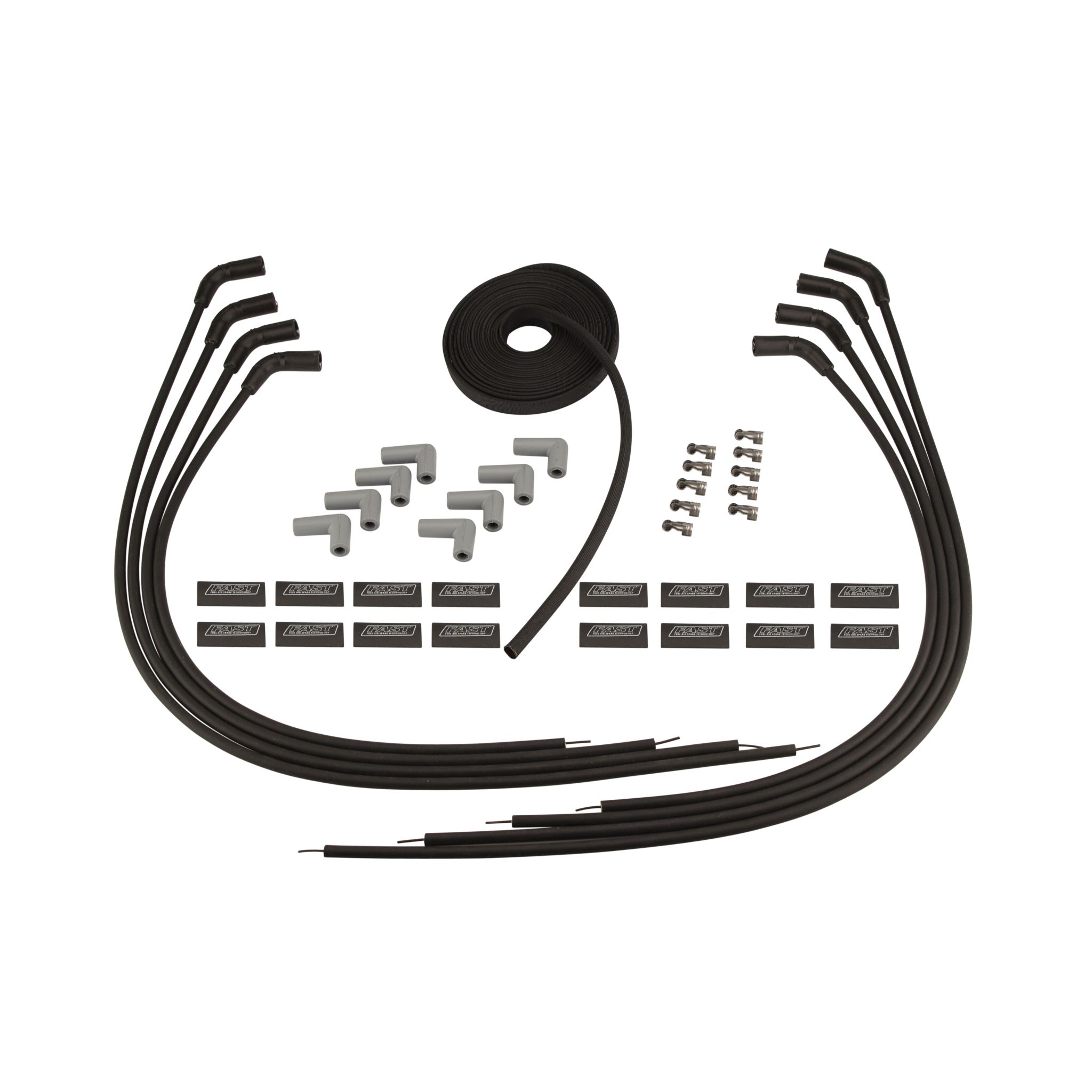 FireWire 90 Degree Cut-To-Fit Wireset for LS Coils w/ Heat Sleeve
