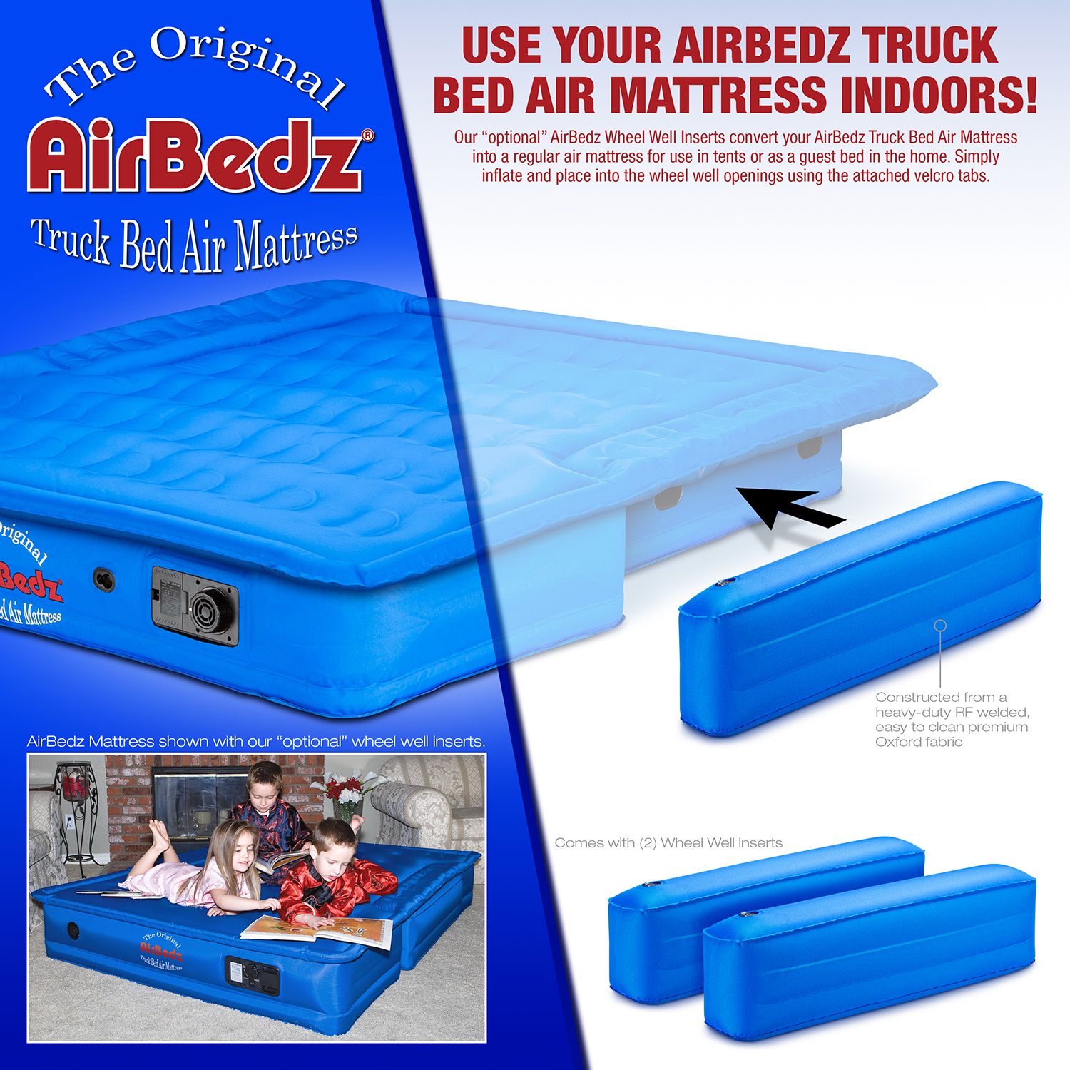 AirBedz by Pittman Outdoors - PPI AC5_105 Original Inflatable Wheel Well Side Inserts - FITS ONLY - PPI 105