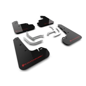 Rally Armor MF105-UR-BLK-RD - 2024 Subaru Impreza - Black Mud Flap/Red Logo