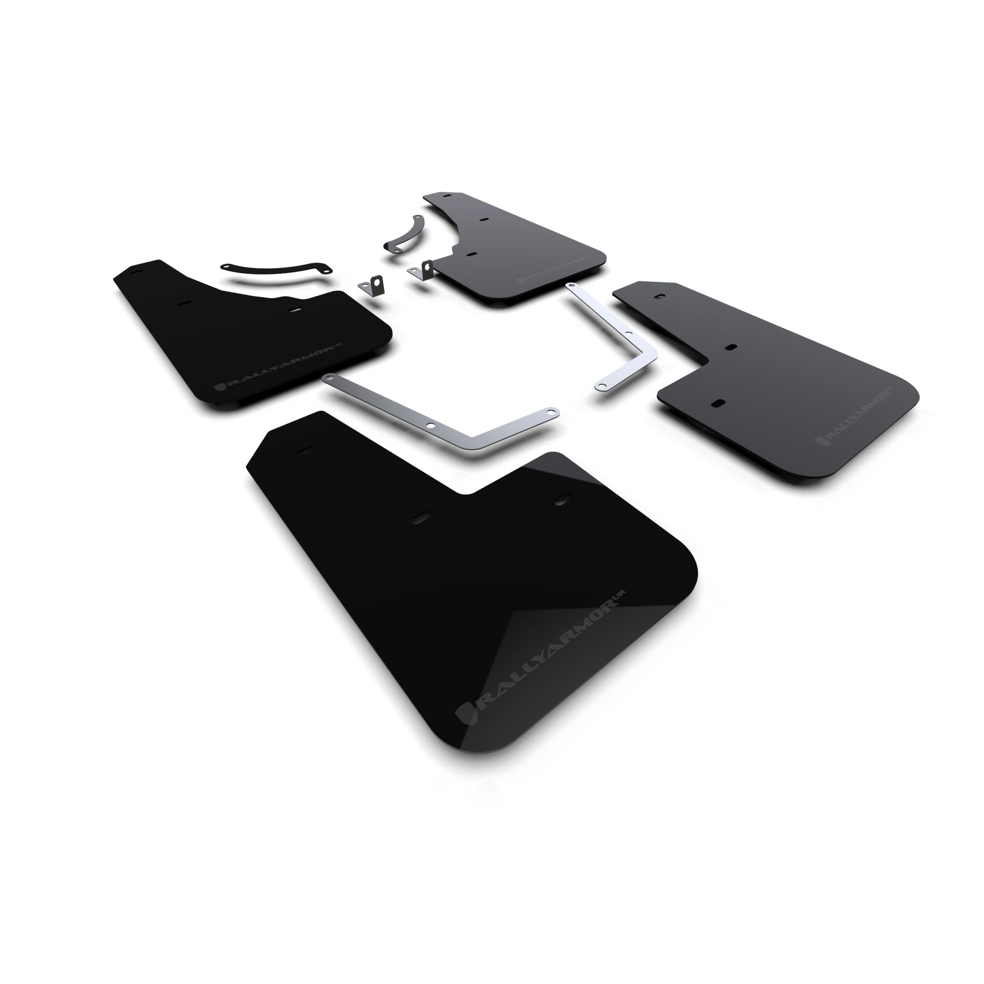 Rally Armor MF107-UR-BLK-GRY - 2023-25 Mazda CX-50 - Black Mud Flap/Grey Logo