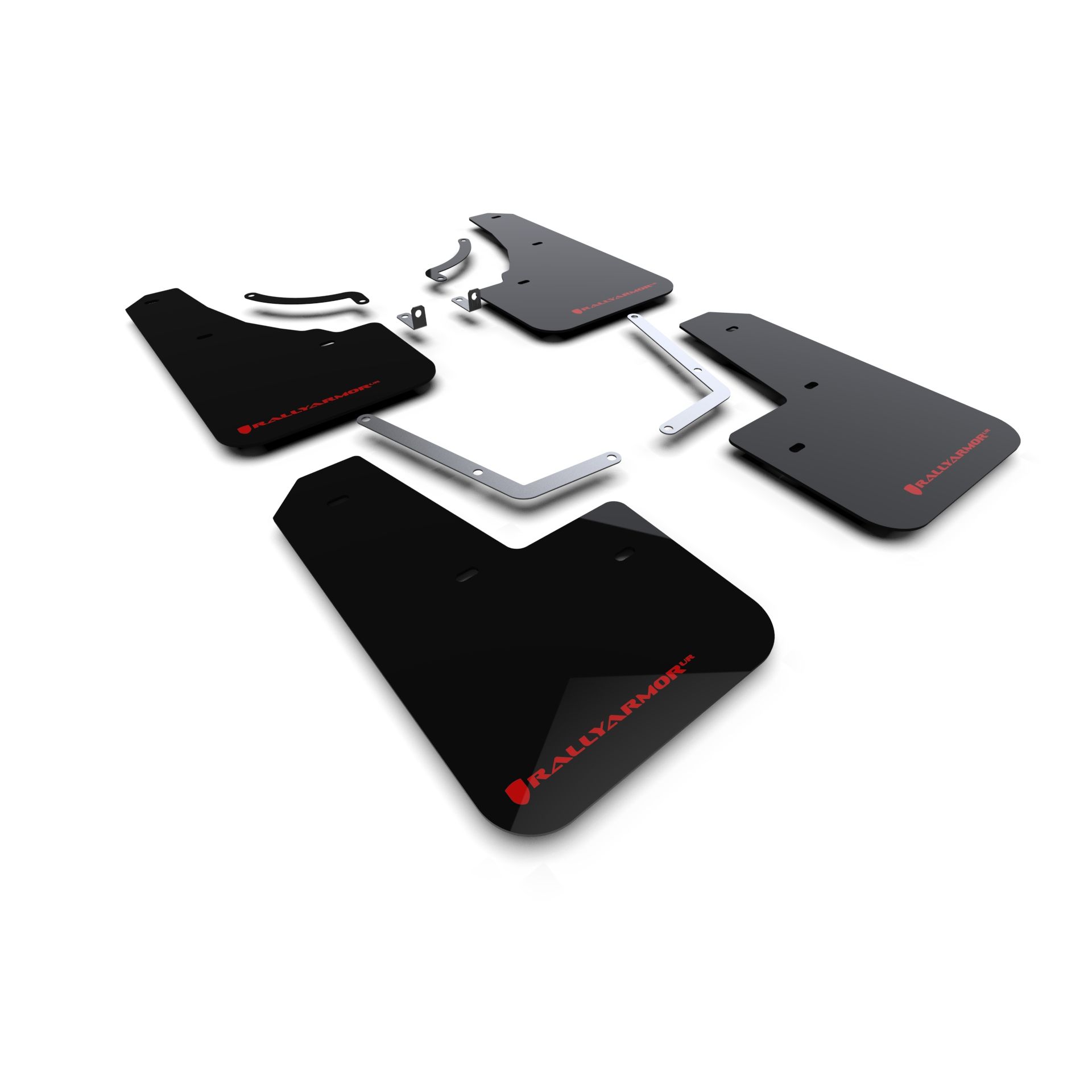 Rally Armor MF107-UR-BLK-RD - 2023-25 Mazda CX-50 - Black Mud Flap/Red Logo