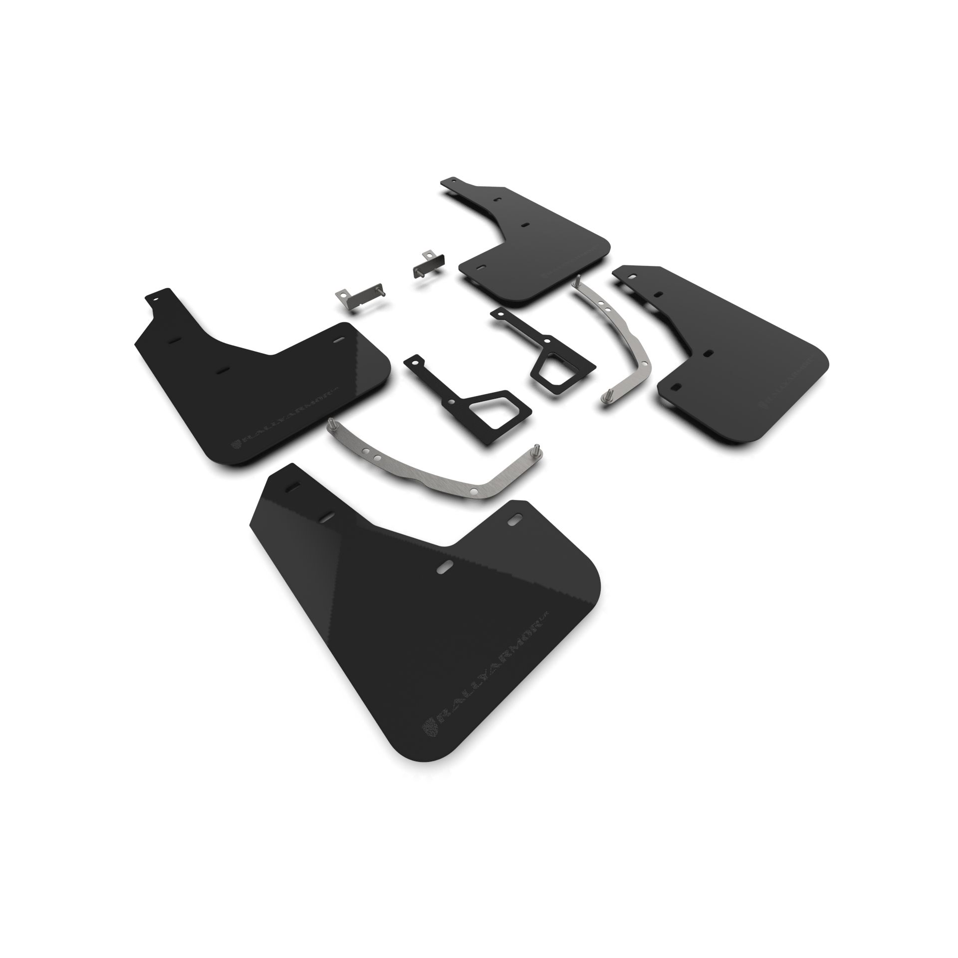 Rally Armor MF127-UR-BLK-MBK - 2025 Hyundai Ioniq 5 XRT - Black Mud Flap/Metallic Black Logo