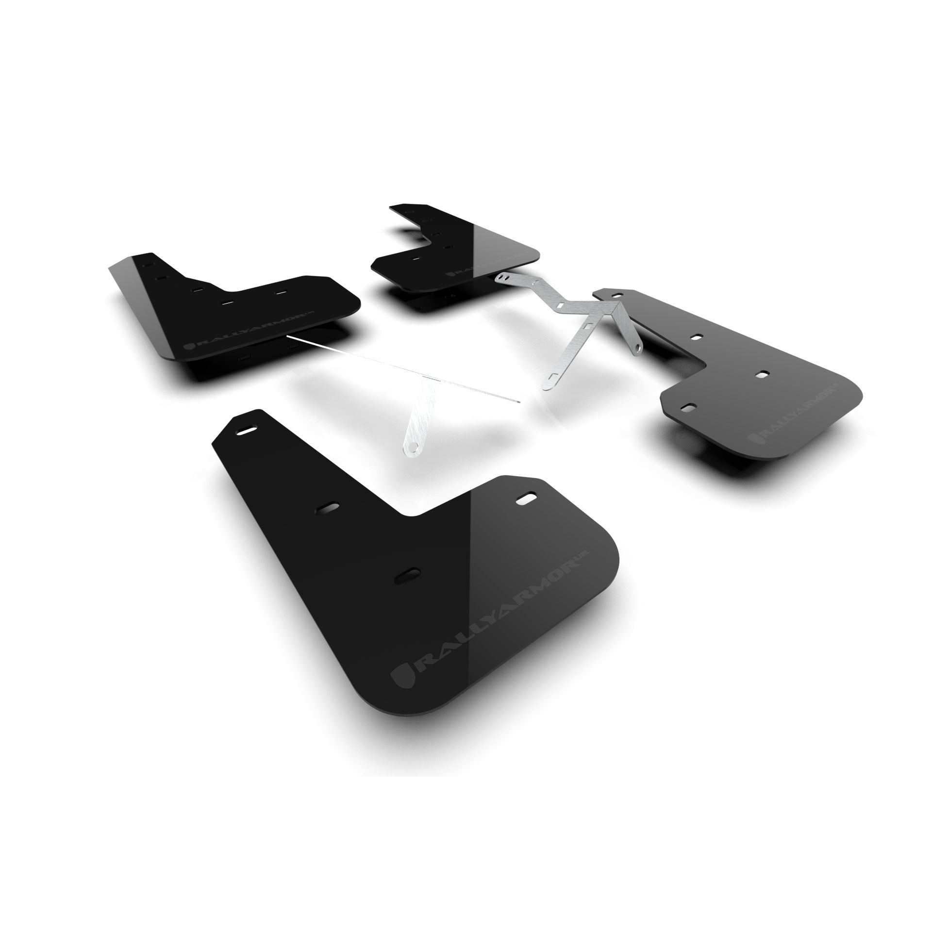 Rally Armor MF129-UR-BLK-DGRY - 2023-25 Acura Integra Type S - Black Mud Flap/Dark Grey Logo