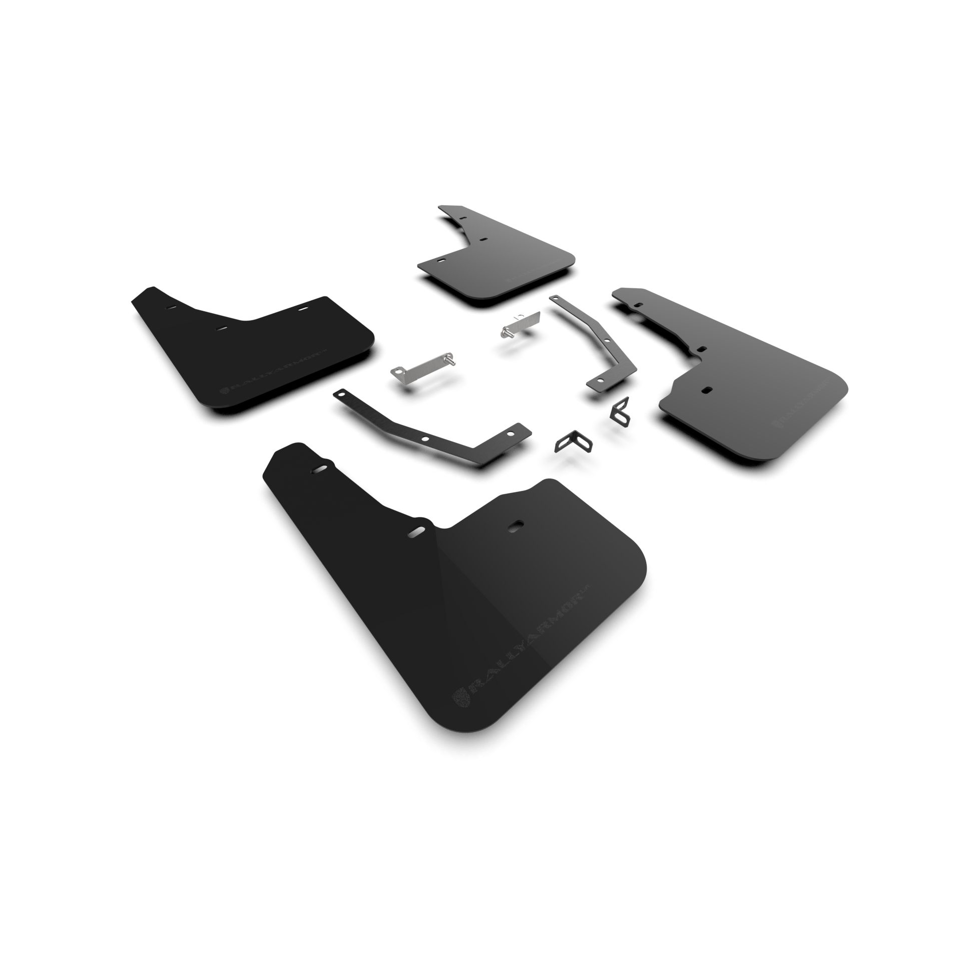 Rally Armor MF132-UR-BLK-MBK - 2025 Subaru Forester - Black Mud Flap/Metallic Black Logo