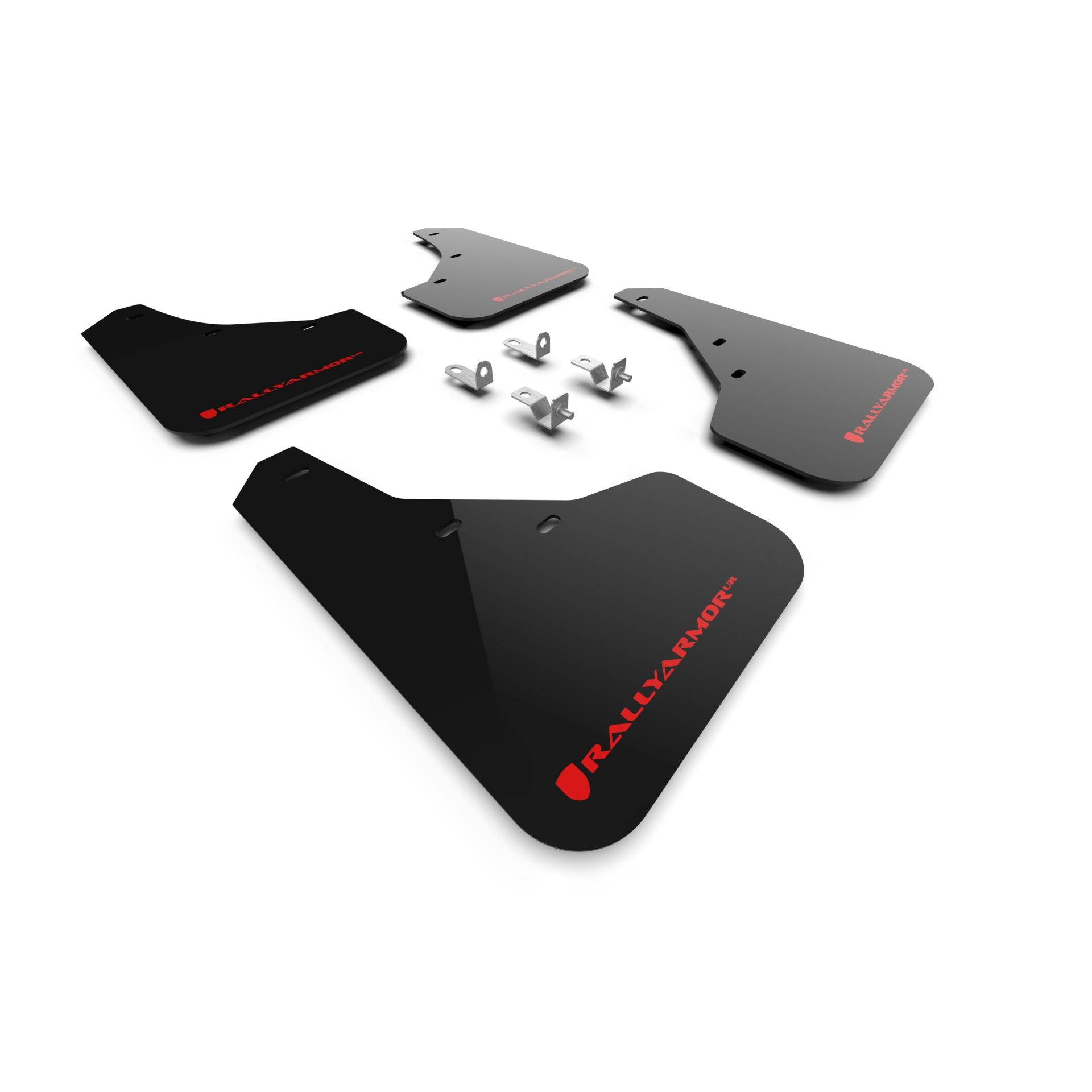 Rally Armor MF81-UR-BLK-RD - 2023-25 Kia Sportage - Black Mud Flap/Red Logo