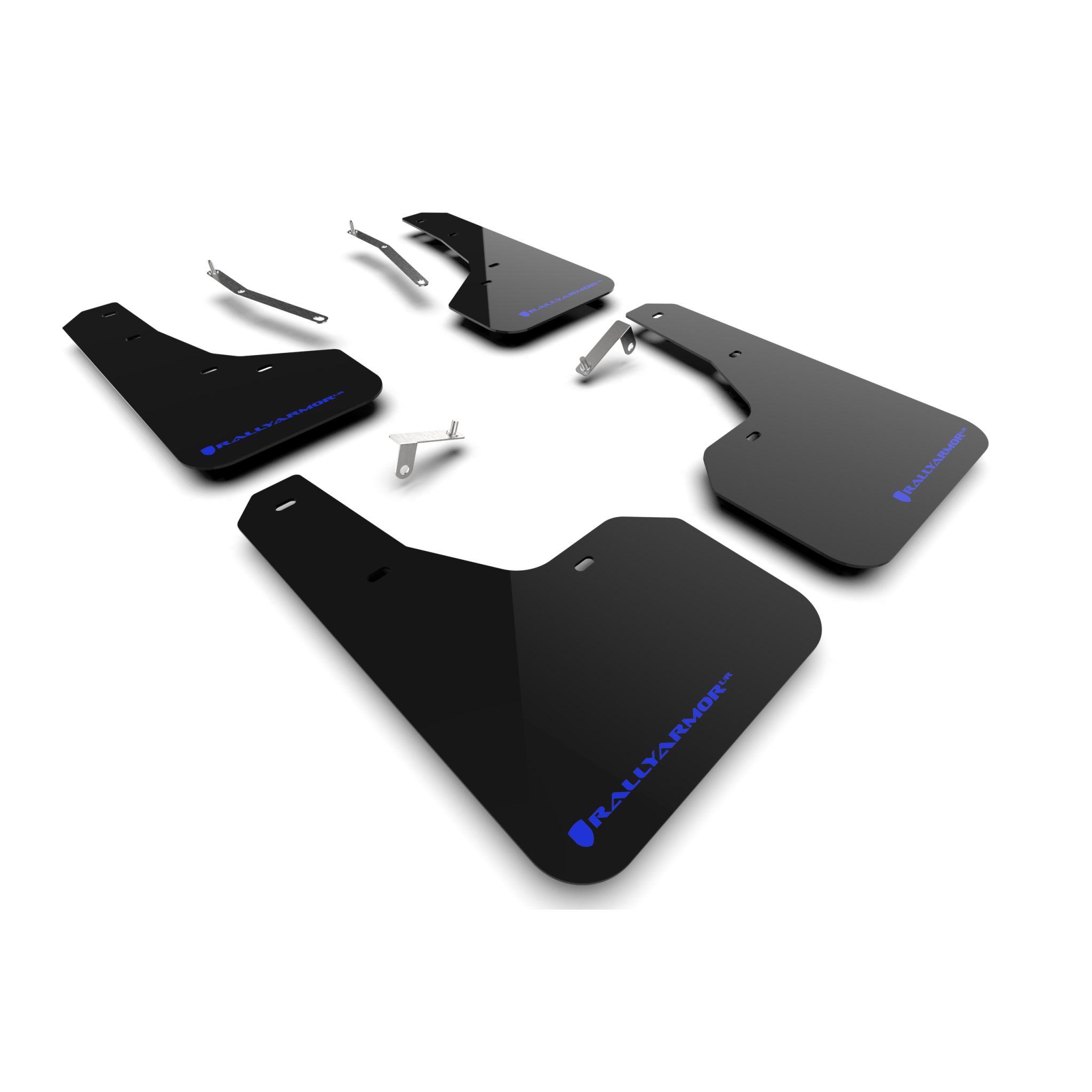 Rally Armor MF82-UR-BLK/BL -  2022-24 Subaru Forester & Wilderness  - Black Mud Flap/Blue Logo