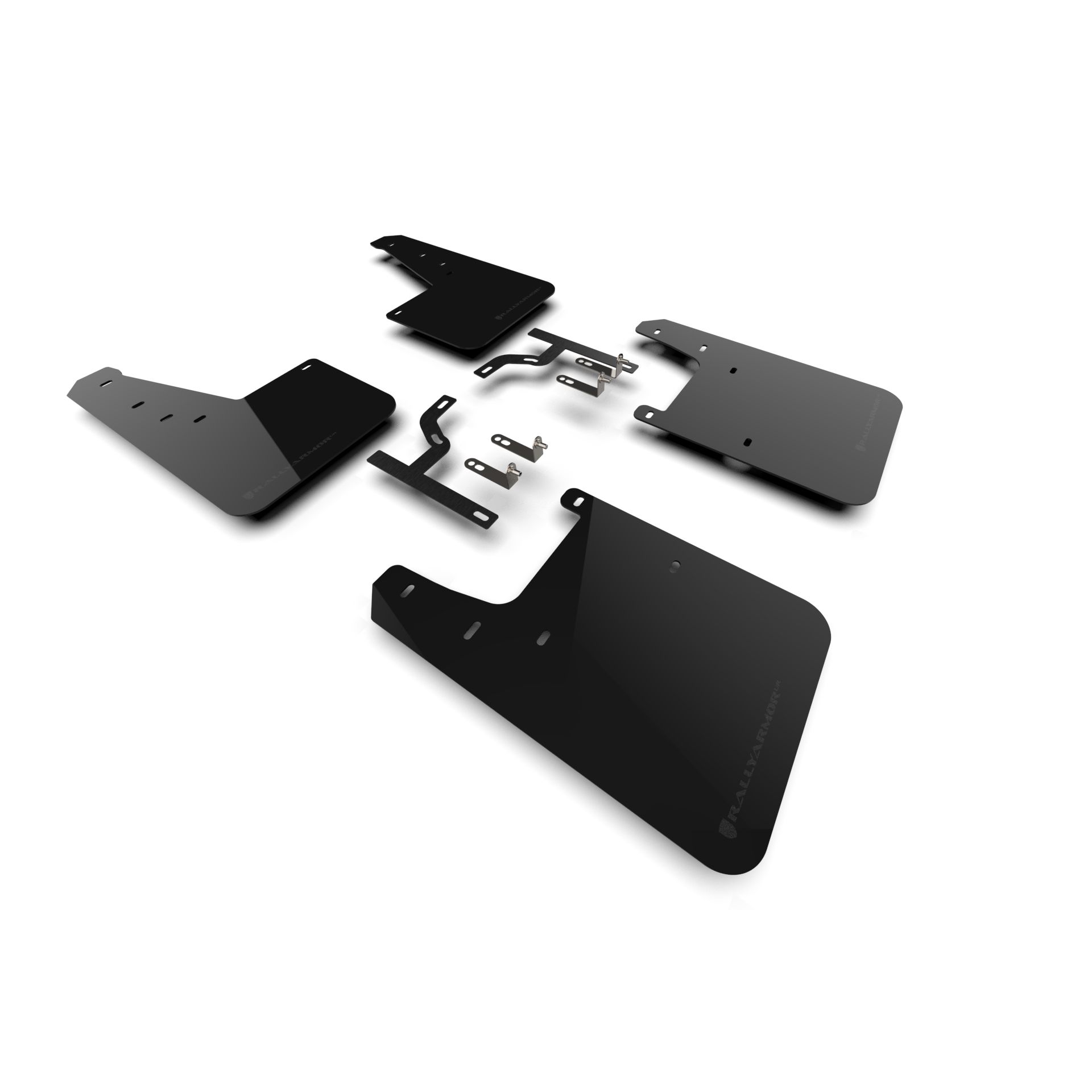 Rally Armor MF88-UR-BLK-MBK - 2023-25 Toyota Sequoia - Black Mud Flap/Metallic Black Logo