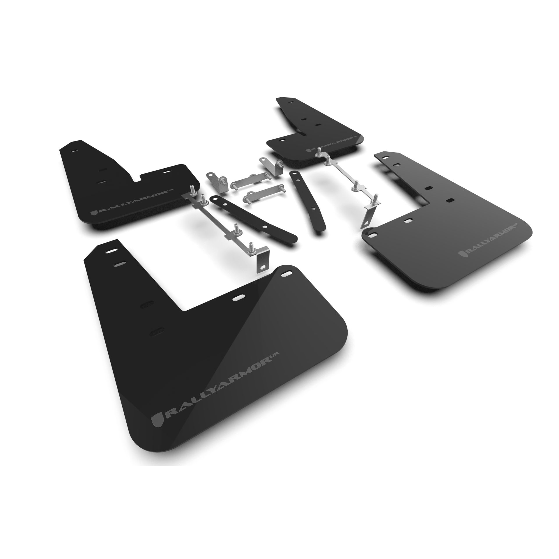 Rally Armor MF89-UR-BLK-DGRY - 2023-25 Toyota GR Corolla - Black Mud Flap/Dark Grey Logo