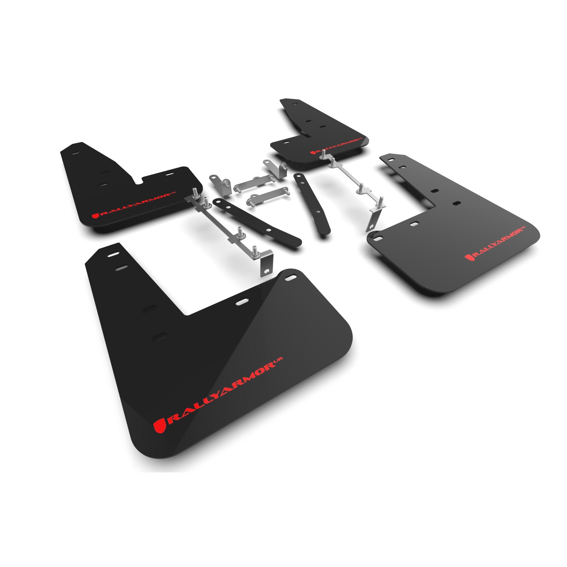 Rally Armor MF89-UR-BLK-WH - 2023-25 Toyota GR Corolla - Black Mud Flap/White Logo