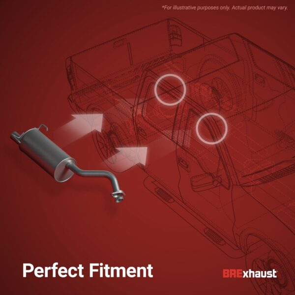 BRExhaust Direct-Fit Muffler Kit 108-0214