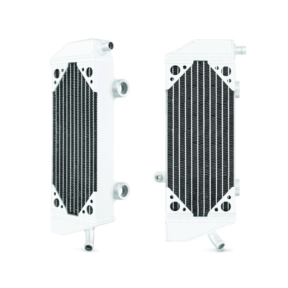 Left Braced Aluminum Dirt Bike Radiator, fits KTM 250EXCF 2008-2011