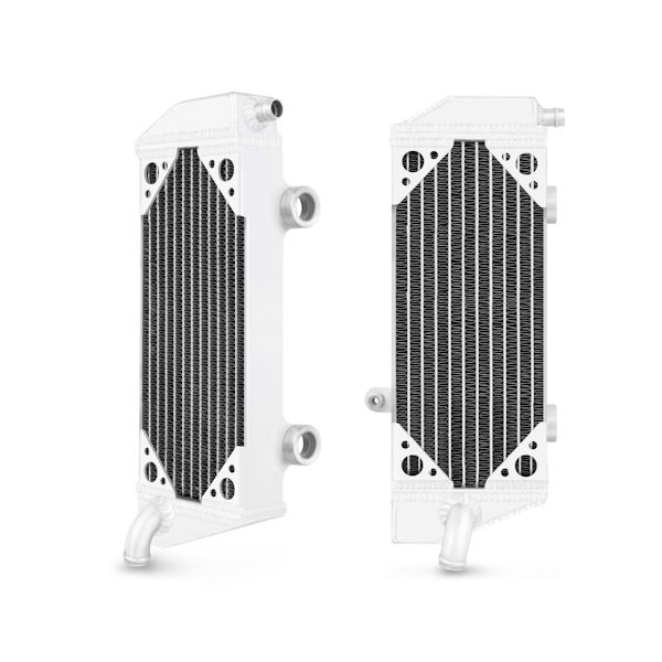 Left Braced Aluminum Dirt Bike Radiator, fits KTM 450 SXF 2007-2012