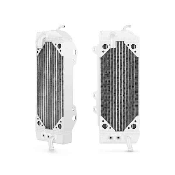 Left Braced Aluminum Dirt Bike Radiator, fits Kawasaki KX250F 2010-2014