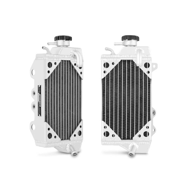 Braced Aluminum Dirt Bike Radiator, Right, fits Kawasaki KX450F 2010-2012