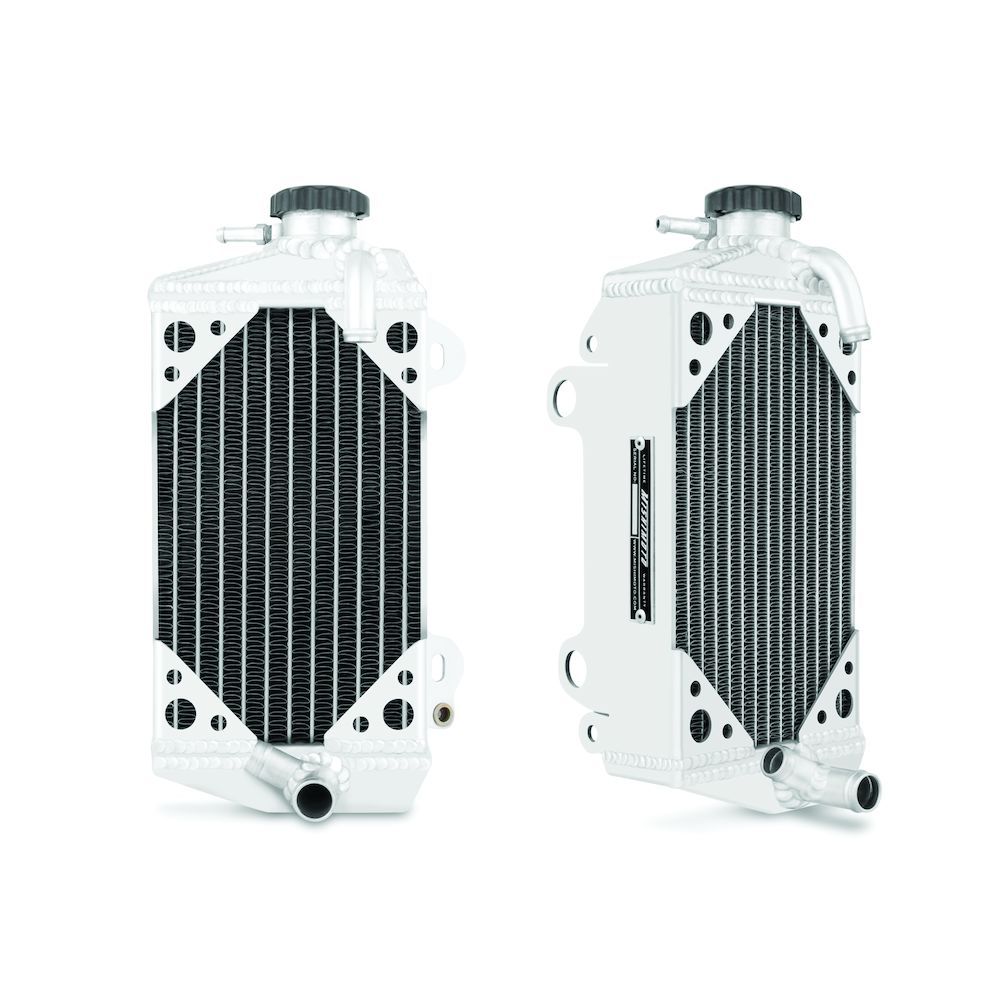 Braced Aluminum Dirt Bike Radiator, Right, fits Suzuki RMZ450 2008-2013