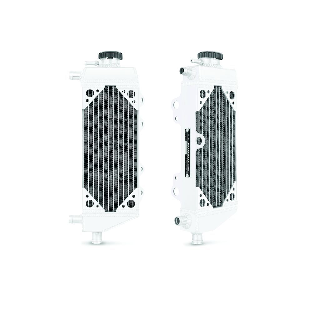 2-Stroke Right Braced Aluminum Dirt Bike Radiator, fits Yamaha YZ250 2005-2014