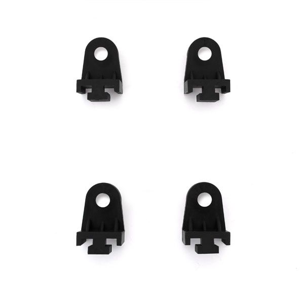 Plastic Fan Clips, Black