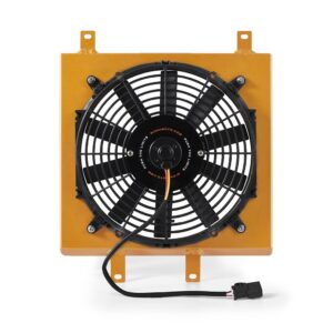 Performance Aluminum Fan Shroud Kit, fits Honda Civic 1992-2000, Gold