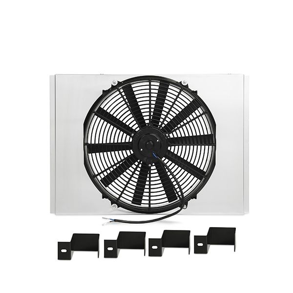 Chevrolet/GM C/K Truck Performance Aluminum Fan Shroud w/ Fan Controller, 1963-1966
