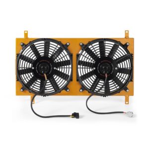 Performance Aluminum Fan Shroud Kit, fits Mazda Miata 1990-1997, Gold