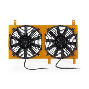 Performance Aluminum Fan Shroud Kit, fits Mazda Miata 1999-2005, Gold