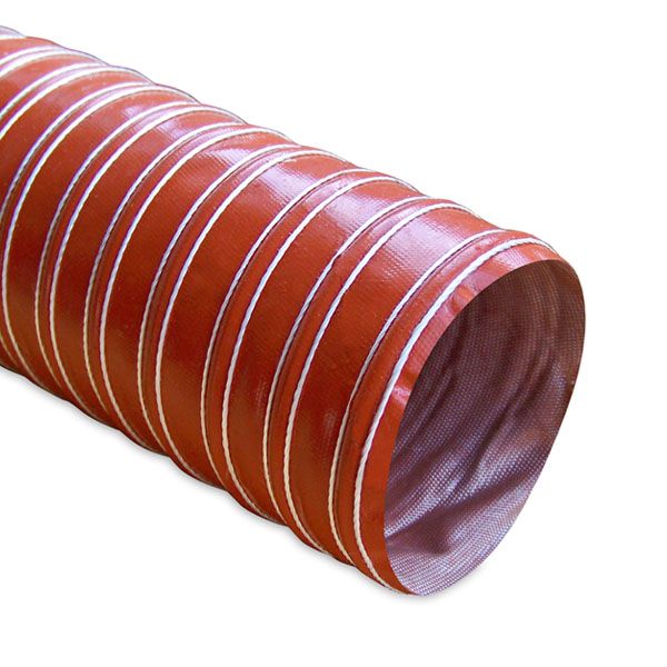 Heat Resistant Silicone Ducting, 3in x 12'