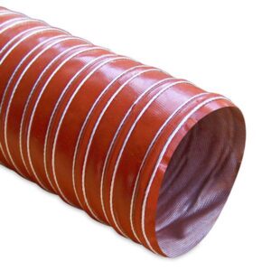 Heat Resistant Silicone Ducting, 4in x 12'